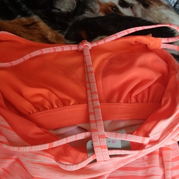 Athleta Ariel Venice Samora Swim Dress Coral Orange XS - Picture 6 of 7